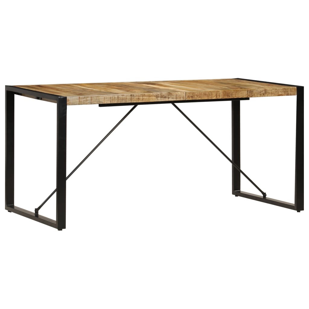 Kitchen table, 160x80x75 cm, solid mango wood