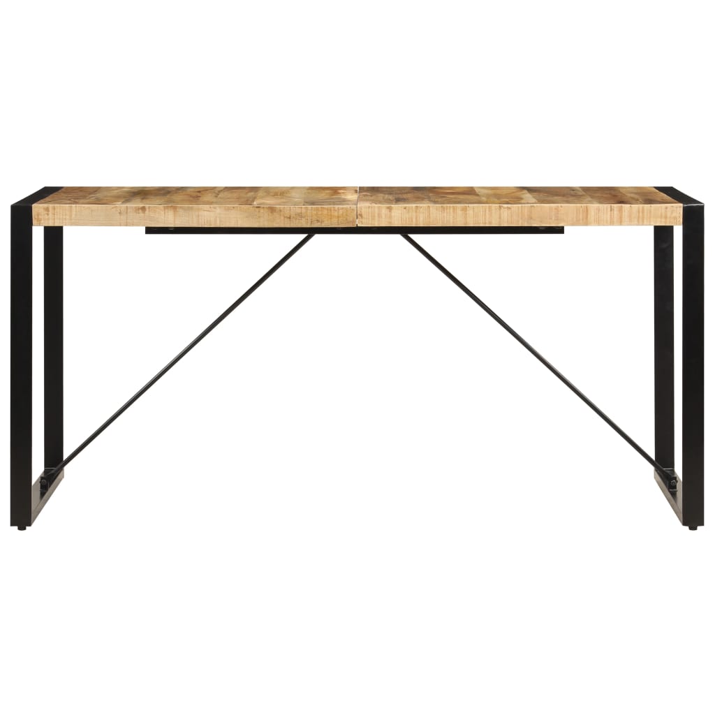 Kitchen table, 160x80x75 cm, solid mango wood