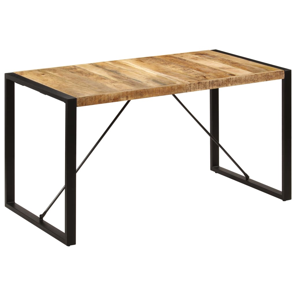 Kitchen table, 140x70x75 cm, solid mango wood