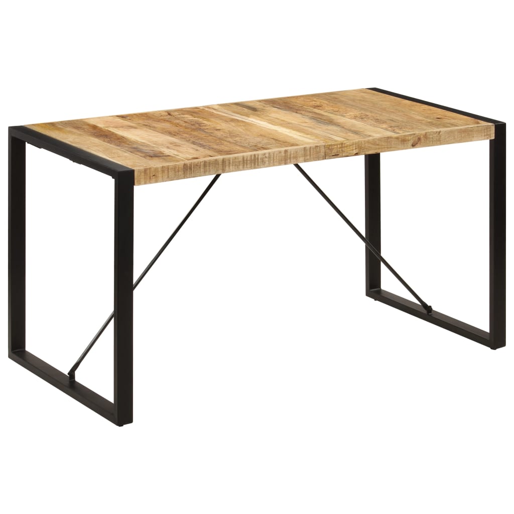 Kitchen table, 140x70x75 cm, solid mango wood