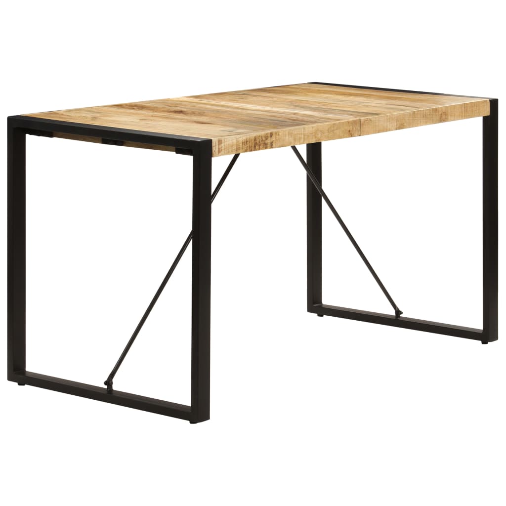 Kitchen table, 140x70x75 cm, solid mango wood