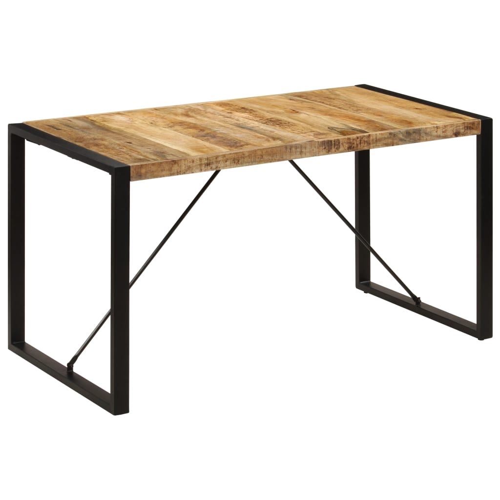 Kitchen table, 140x70x75 cm, solid mango wood