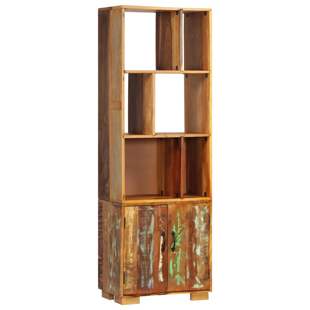 Bookcase, 60 x 35 x 180 cm, solid recycled wood