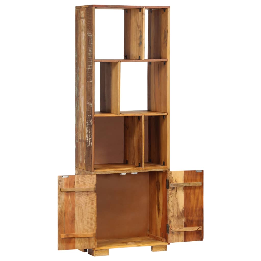 Bookcase, 60 x 35 x 180 cm, solid recycled wood