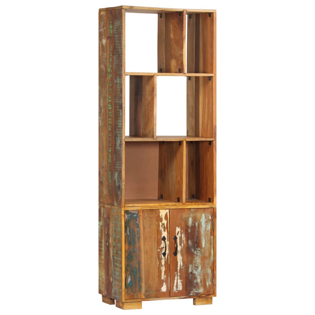 Bookcase, 60 x 35 x 180 cm, solid recycled wood