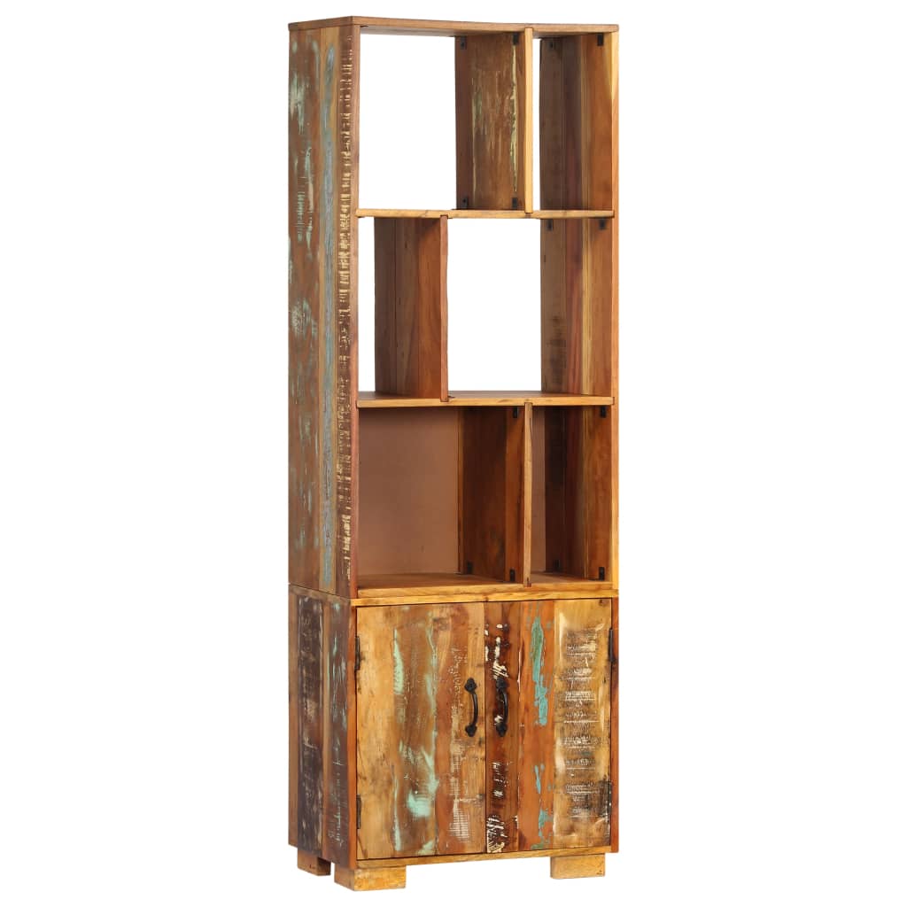 Bookcase, 60 x 35 x 180 cm, solid recycled wood