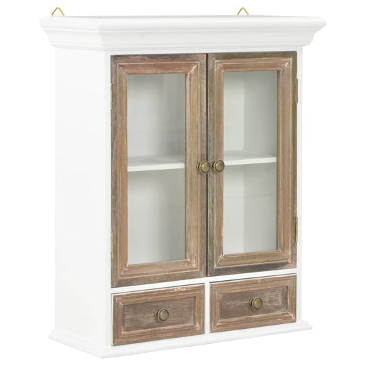 Wall cabinet, white, 49x22x59 cm, engineered wood