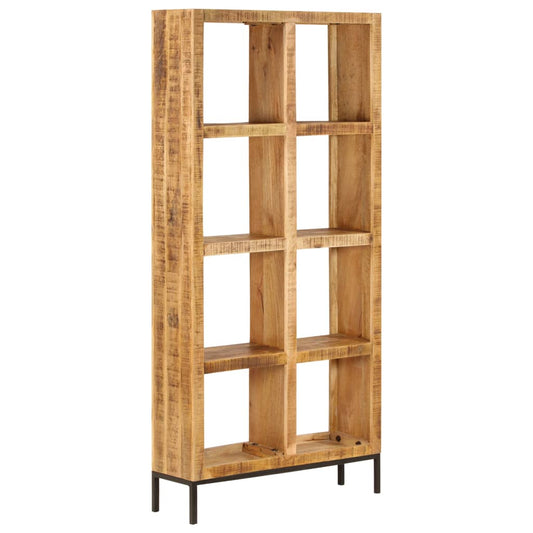 Bookshelf, 80 x 25 x 175 cm, solid mango wood