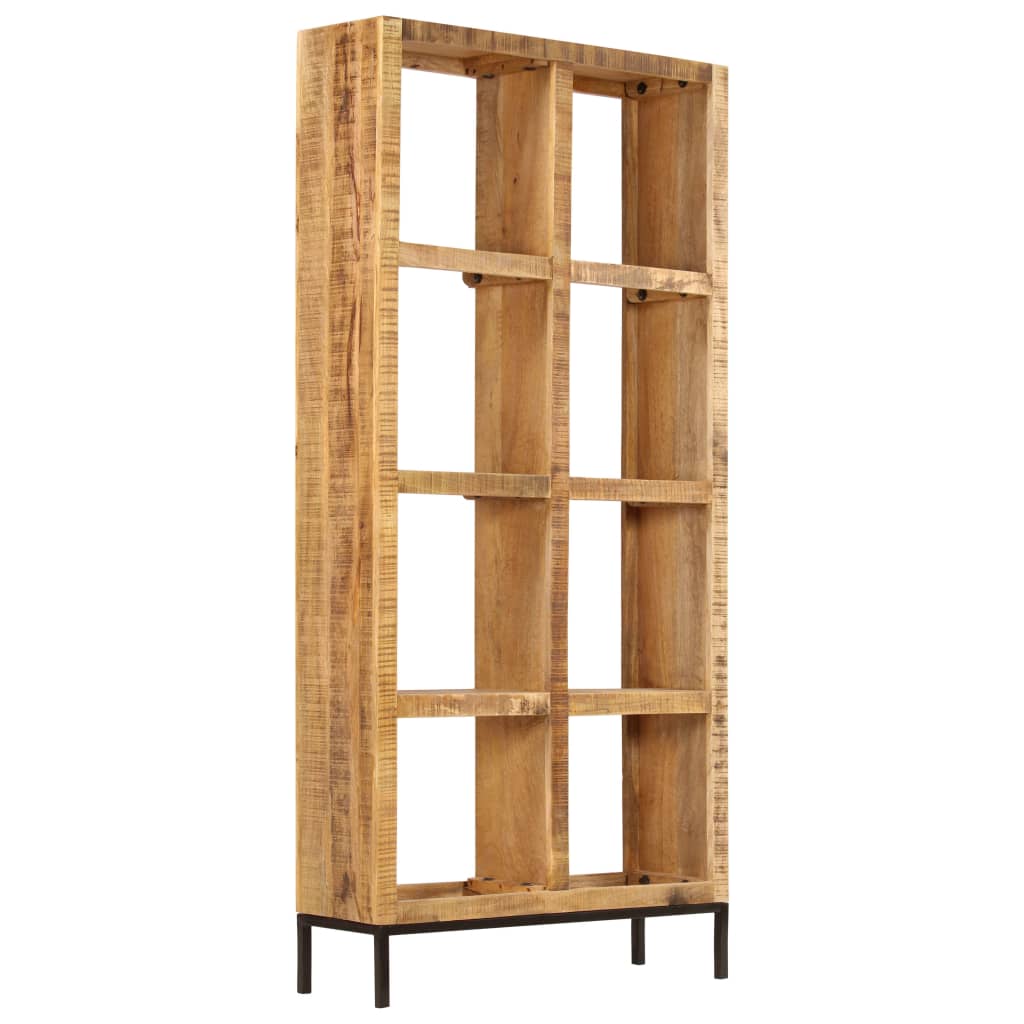 Bookshelf, 80 x 25 x 175 cm, solid mango wood