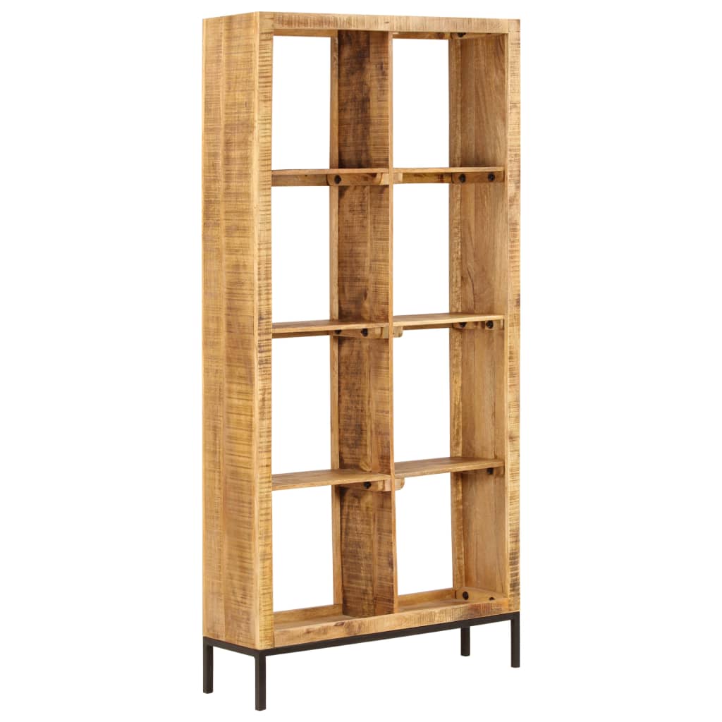 Bookshelf, 80 x 25 x 175 cm, solid mango wood