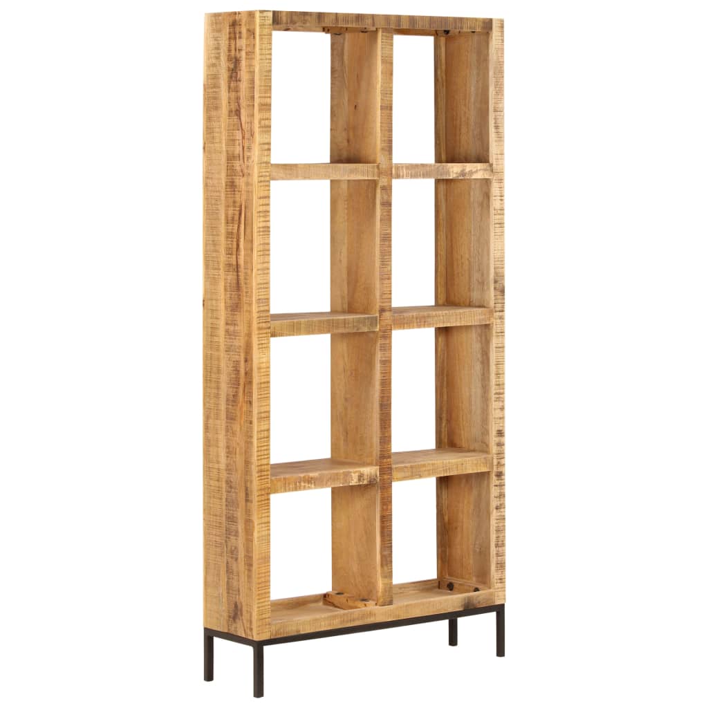 Bookshelf, 80 x 25 x 175 cm, solid mango wood