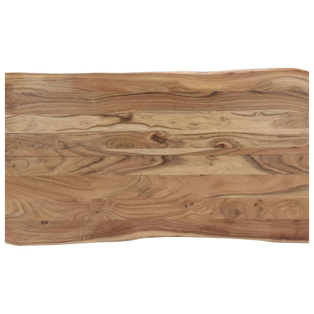 Kitchen table, 140 x 80 x 76 cm, solid acacia wood