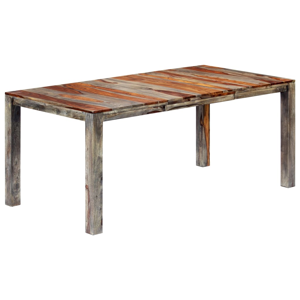 Kitchen table, 180 x 90 x 76 cm, solid sheesham wood