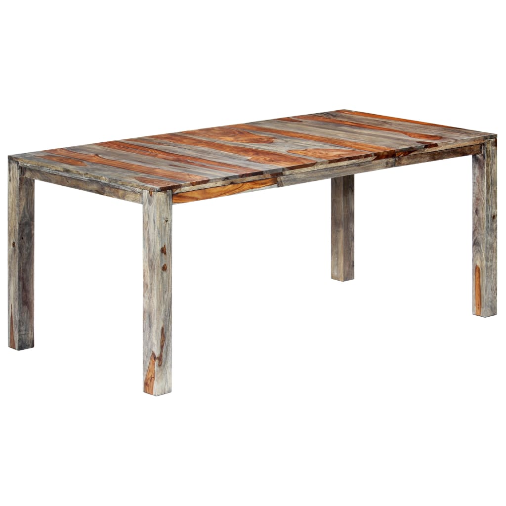 Kitchen table, 180 x 90 x 76 cm, solid sheesham wood