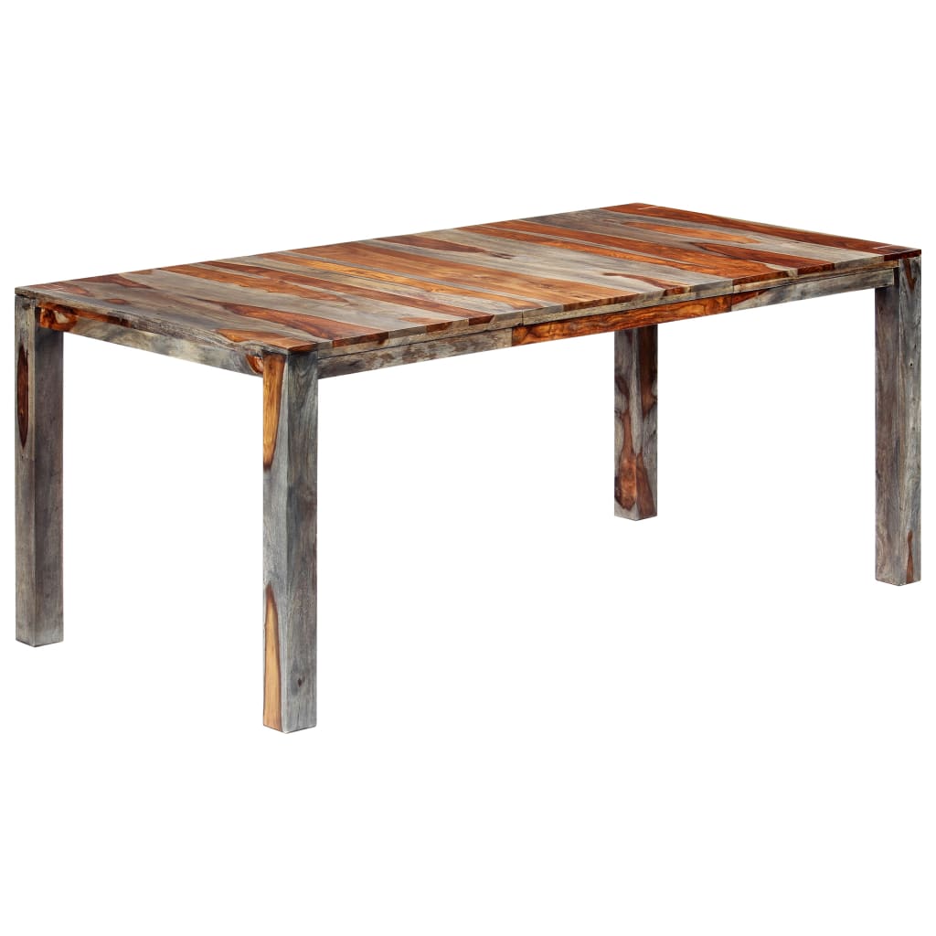 Kitchen table, 180 x 90 x 76 cm, solid sheesham wood