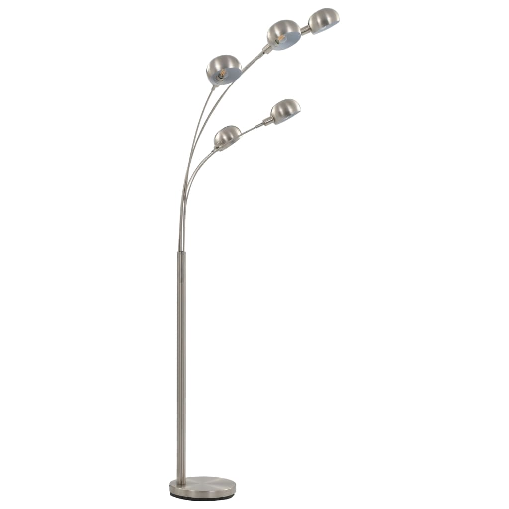 Floor lamp, silver, 200 cm, 5 x E14