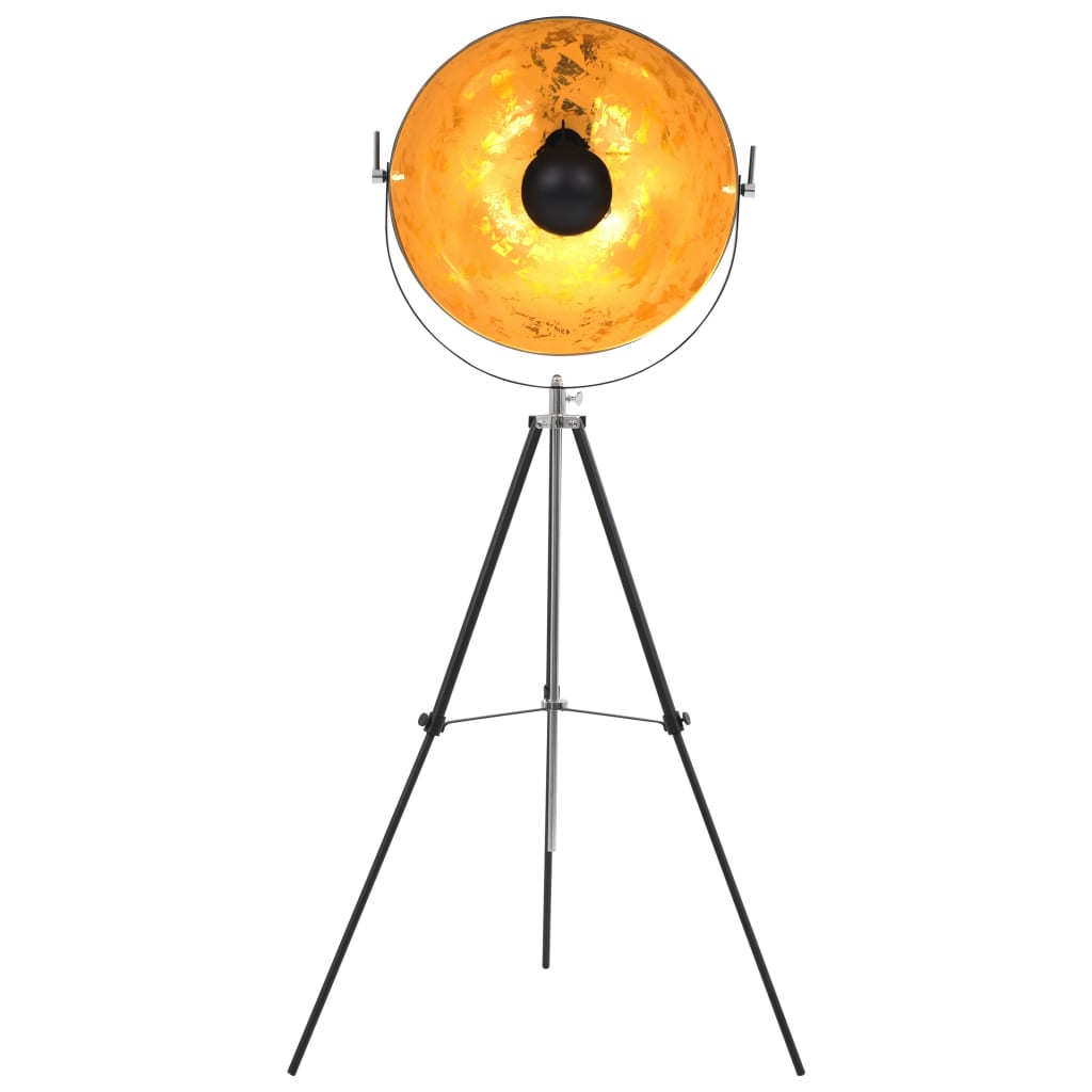 Floor lamp, black and gold, 51 cm, E27