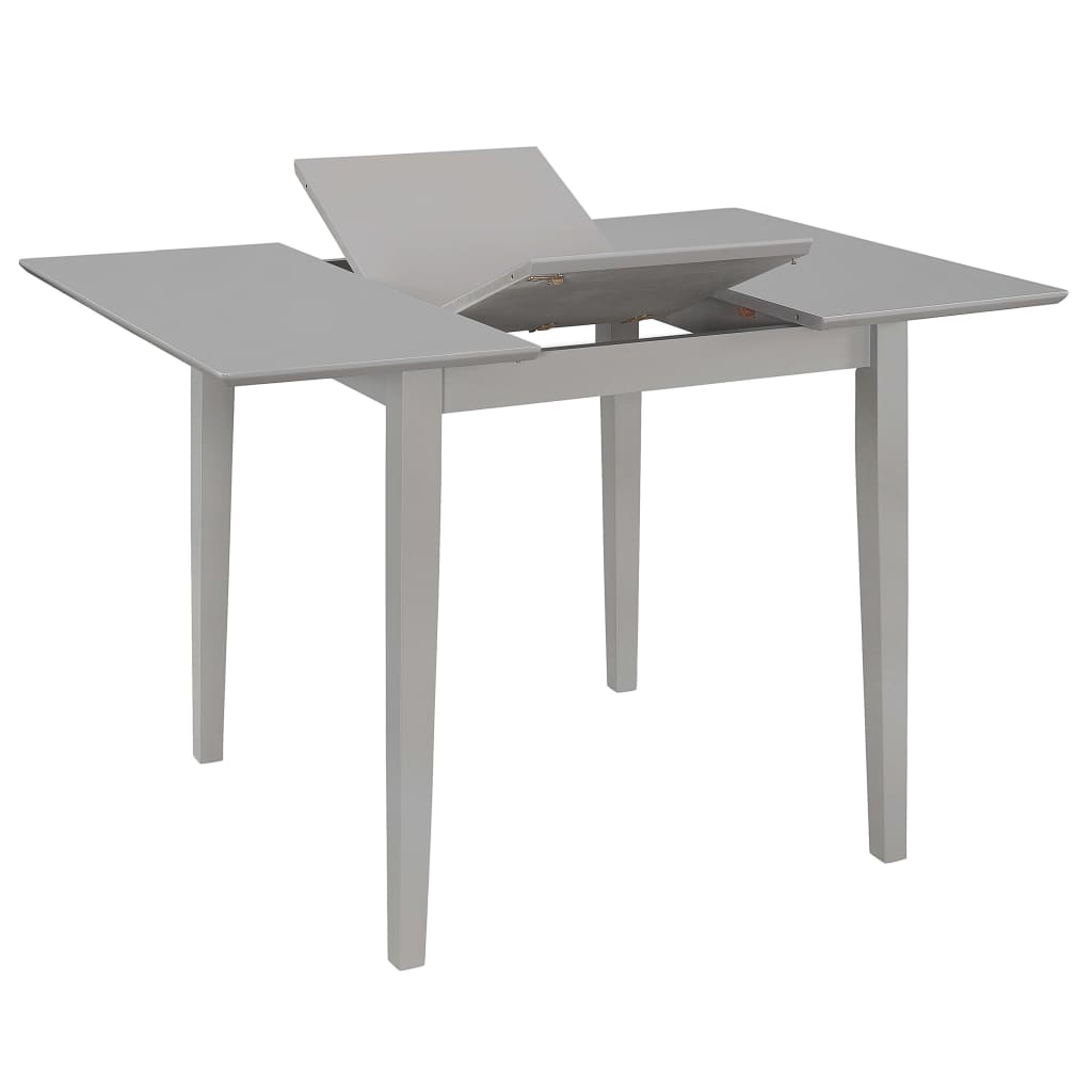 Extendable kitchen table, gray, (80-120)x80x74 cm, MDF