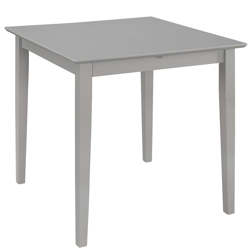 Extendable kitchen table, gray, (80-120)x80x74 cm, MDF