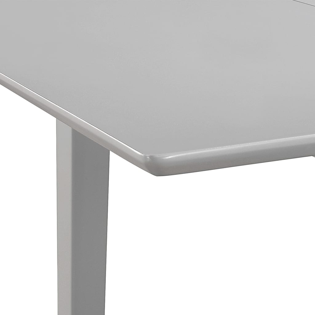 Extendable kitchen table, gray, (80-120)x80x74 cm, MDF