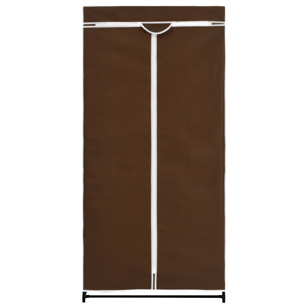 Wardrobe, brown, 75 x 50 x 160 cm