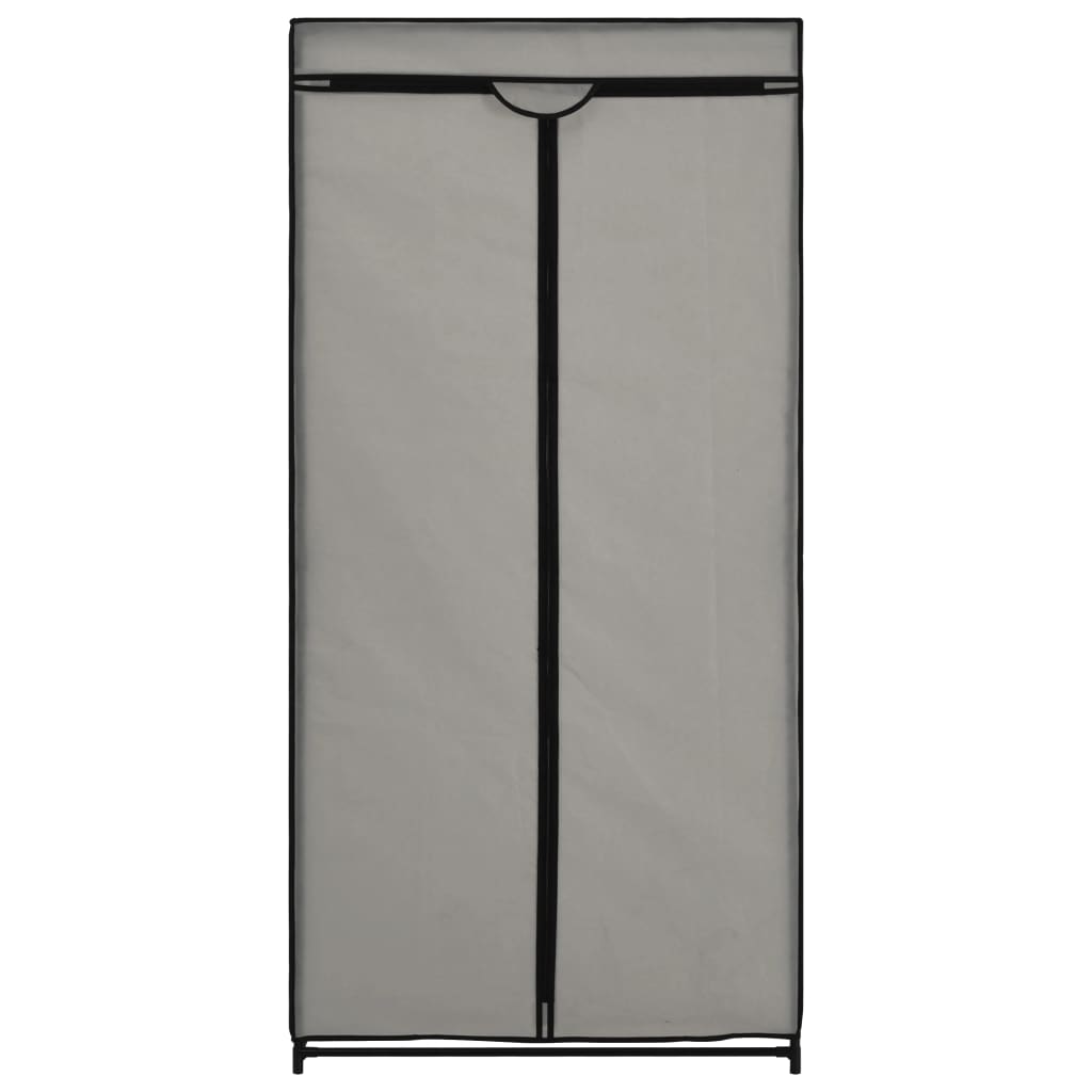 Wardrobe, grey, 75 x 50 x 160 cm