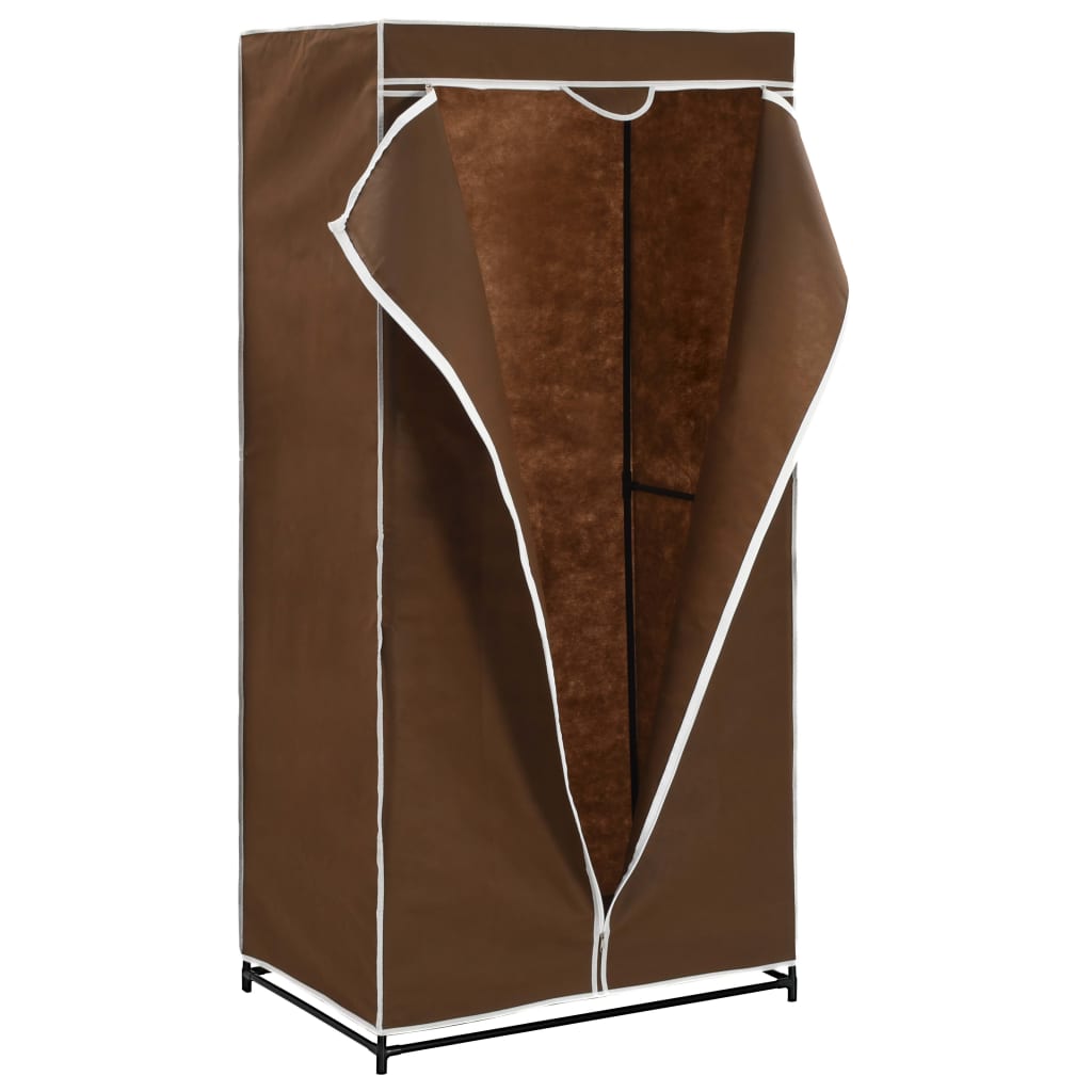 Wardrobes, 2 pcs., brown, 75 x 50 x 160 cm