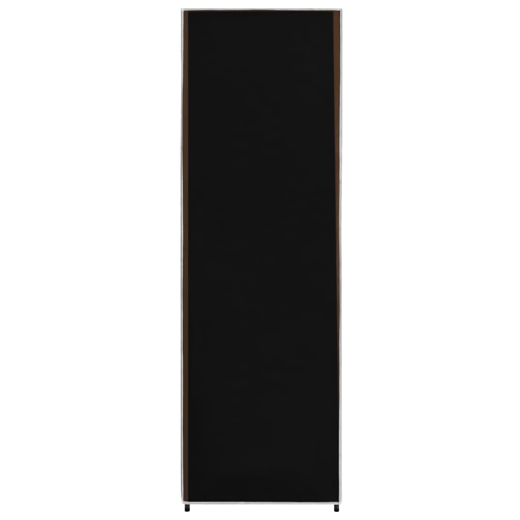 Wardrobe, black, 87 x 49 x 159 cm, textile