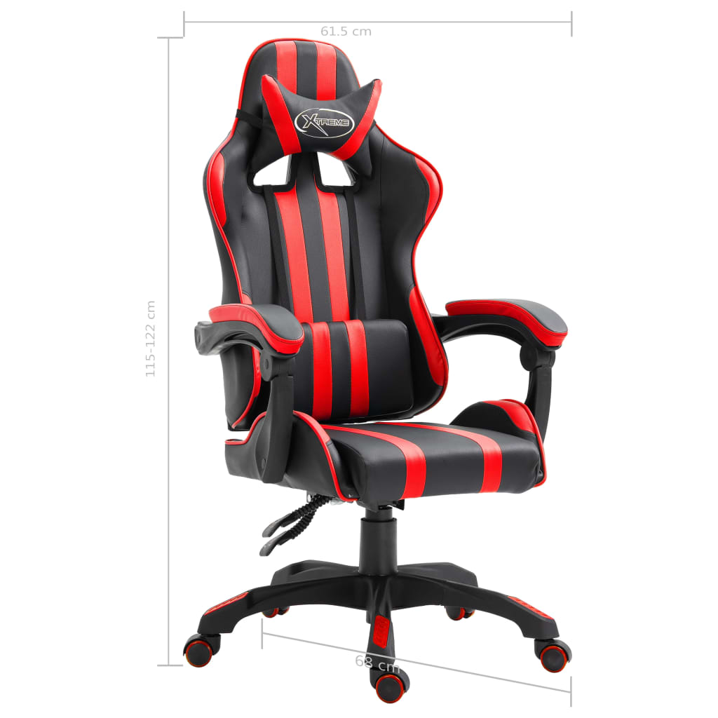 Gaming chair, red, eco-leather