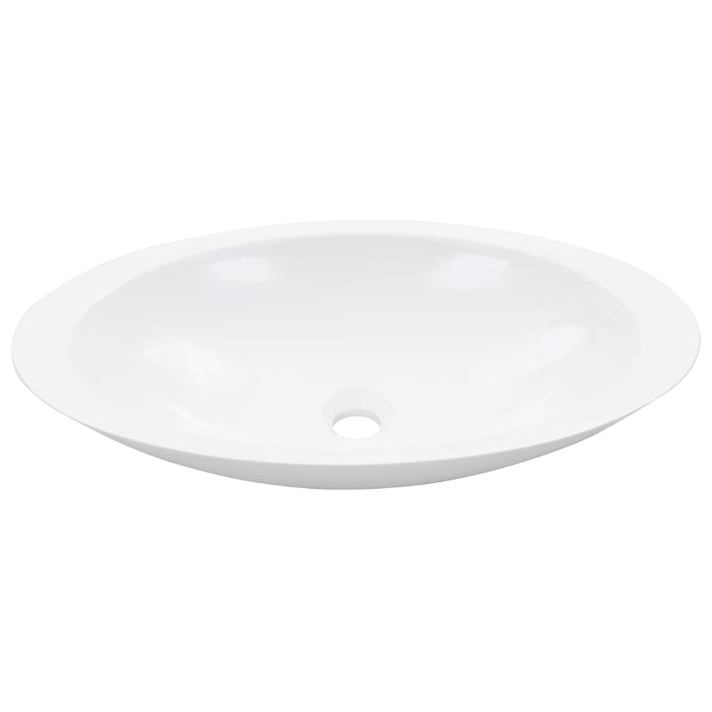 Sink, white, 59.3 x 35.1 x 10.7 cm, mineral/marble composite