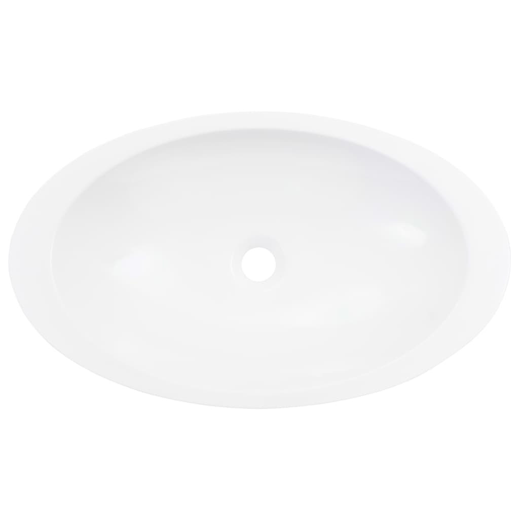 Sink, white, 59.3 x 35.1 x 10.7 cm, mineral/marble composite