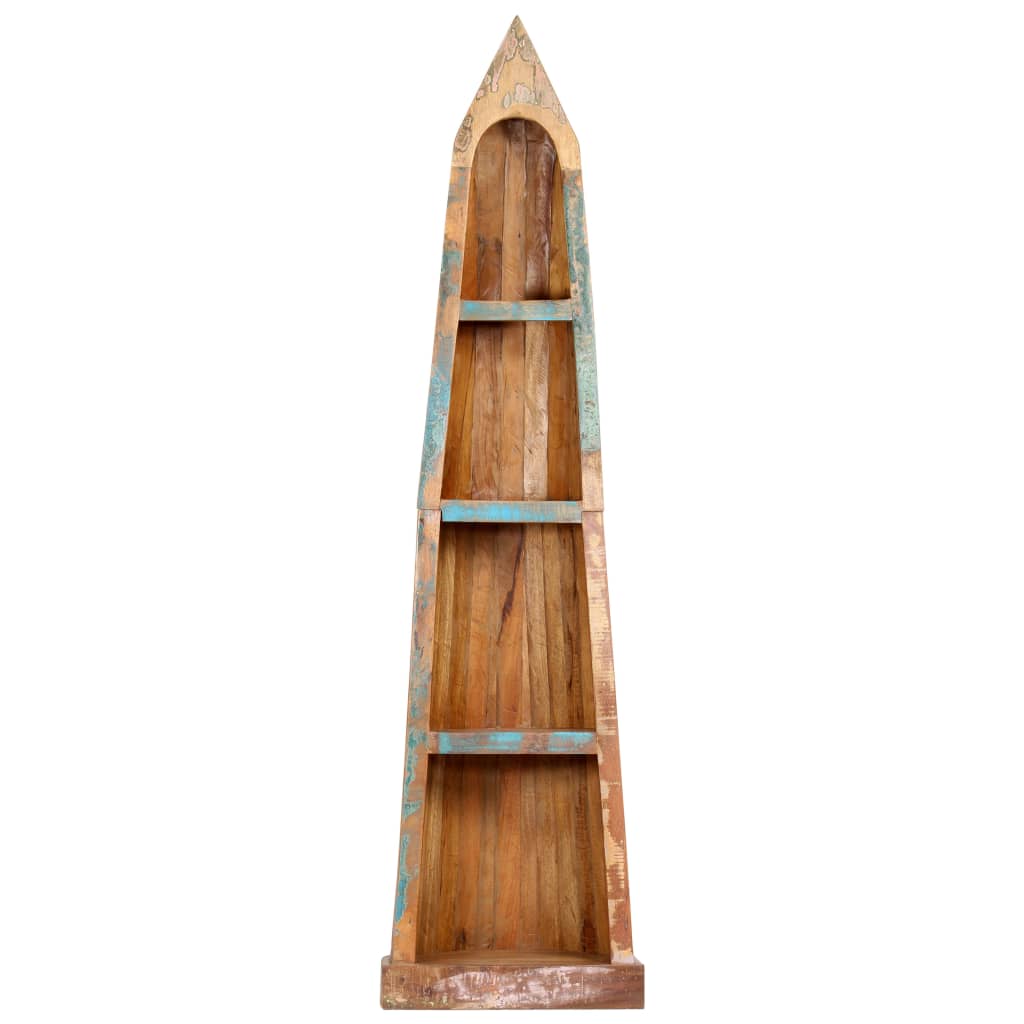 Bookcase, 50 x 40 x 180 cm, solid recycled wood