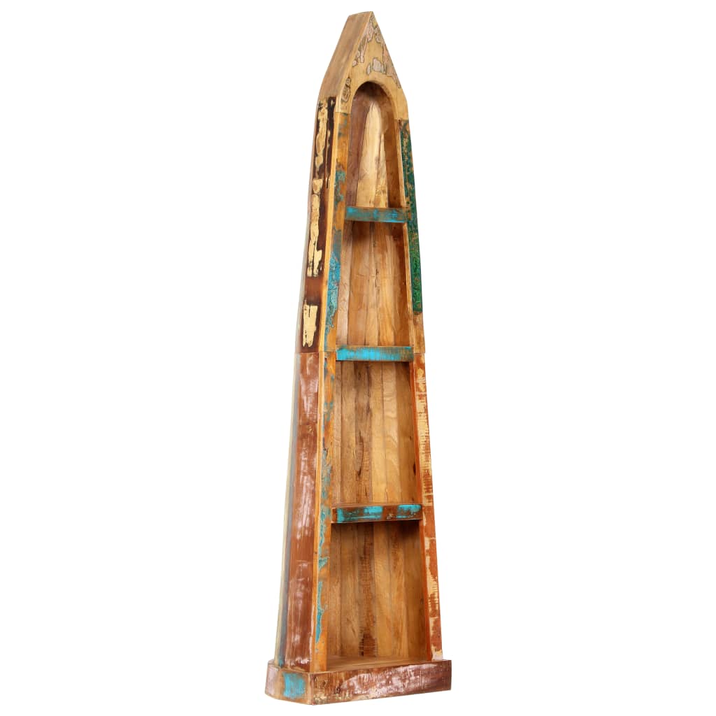 Bookcase, 50 x 40 x 180 cm, solid recycled wood