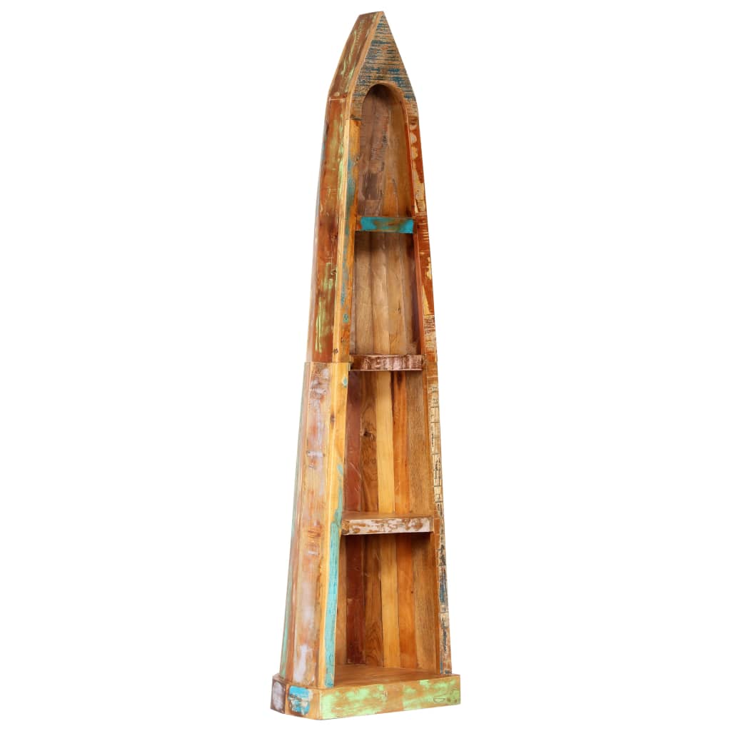 Bookcase, 50 x 40 x 180 cm, solid recycled wood