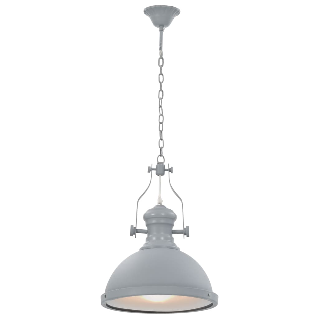 Chandelier, gray, round, E27