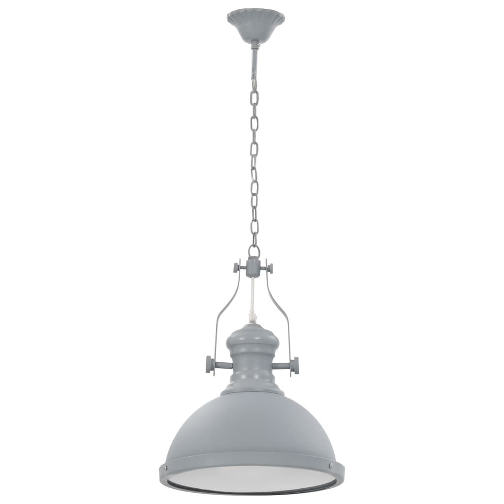 Chandelier, gray, round, E27