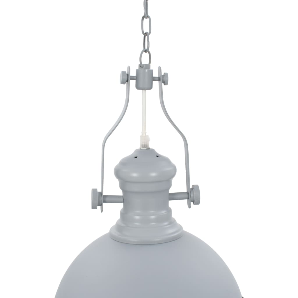 Chandelier, gray, round, E27