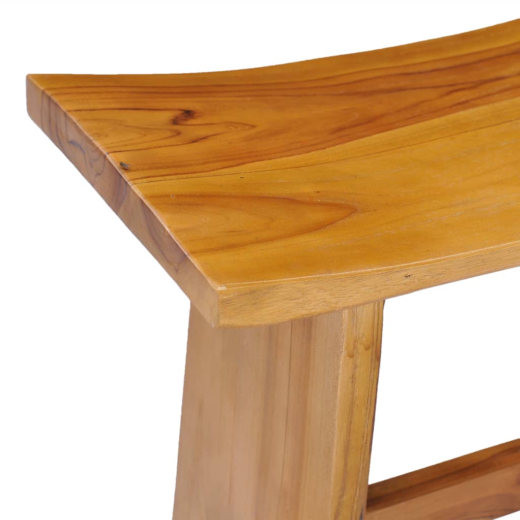 Stool, solid teak wood