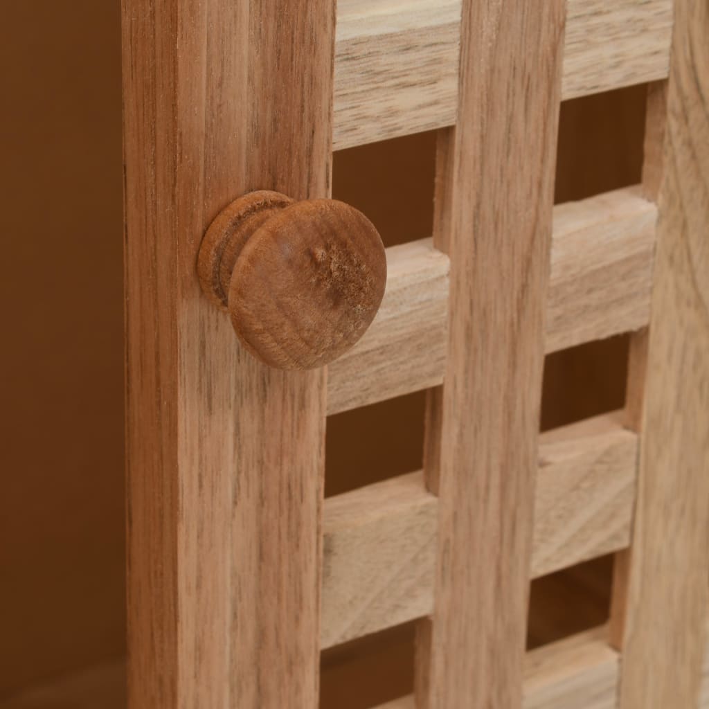 Sink cabinet with mirror, solid walnut wood