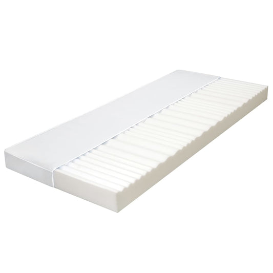 Mattress, 90x200 cm, 7 zones, PU foam, 10 cm, H2 H3