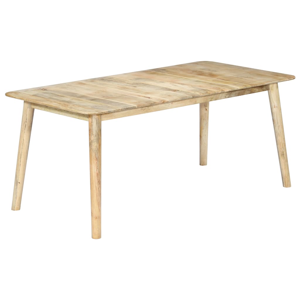 Kitchen table, 180 x 90 x 76 cm, solid mango wood