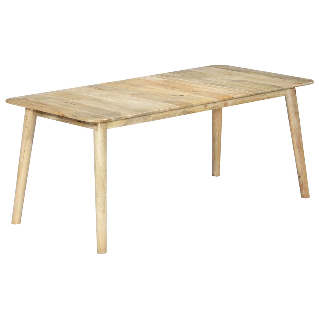 Kitchen table, 180 x 90 x 76 cm, solid mango wood