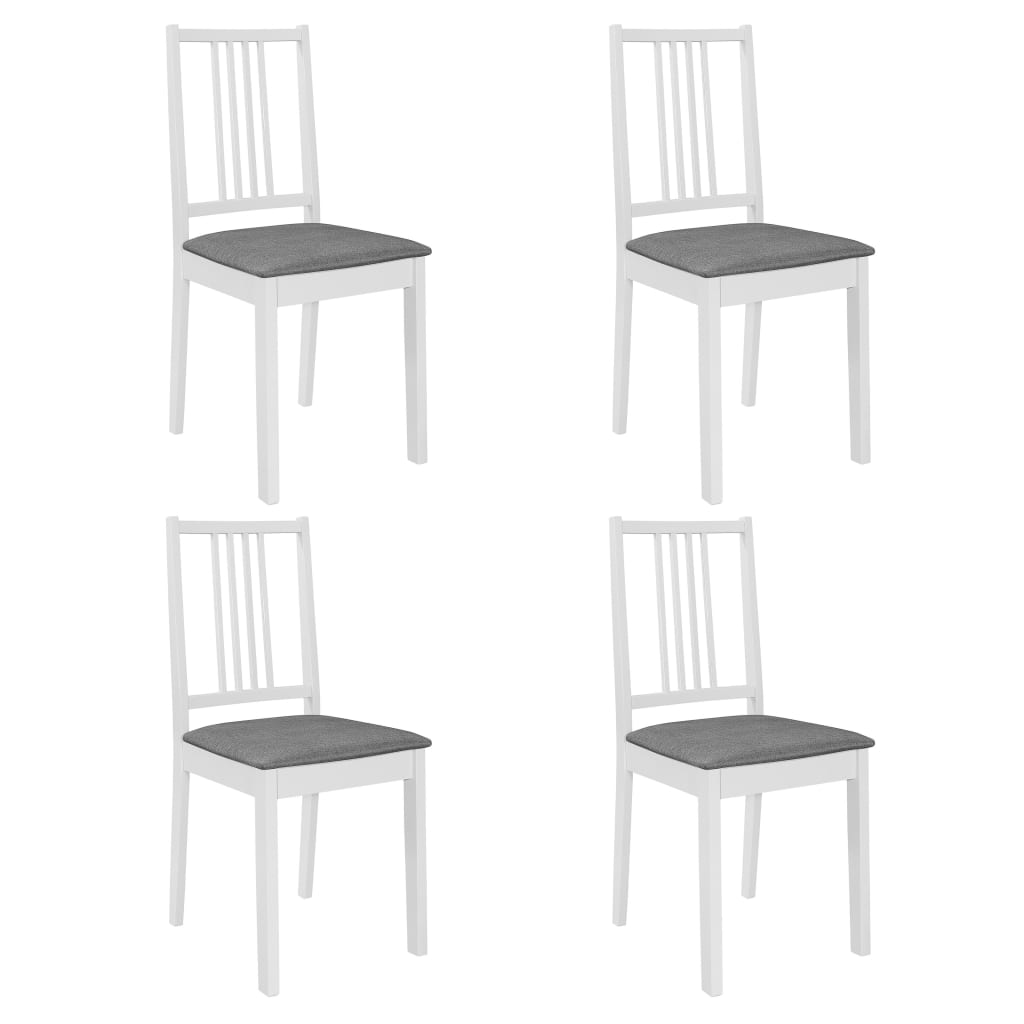 Set mobilier de bucătărie, 5 piese, alb, MDF