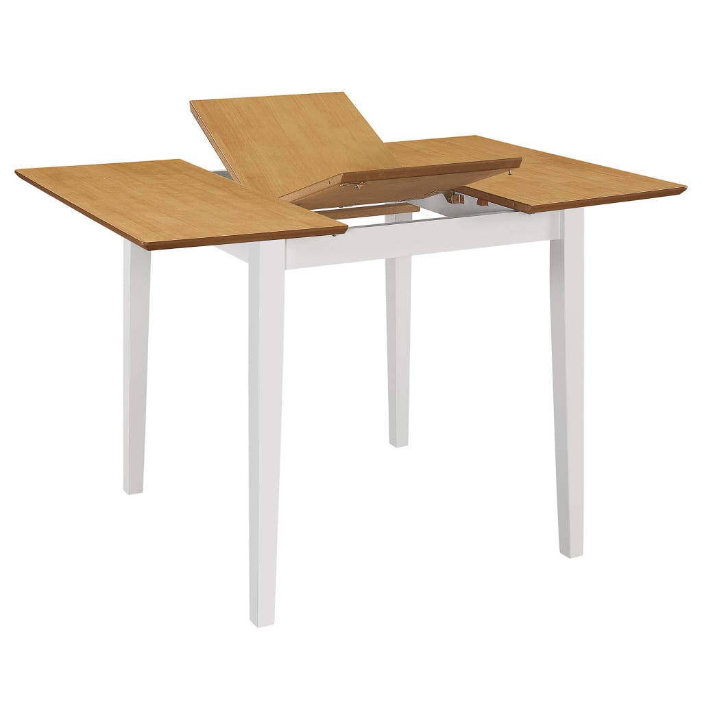 Set mobilier de bucătărie, 5 piese, alb, MDF