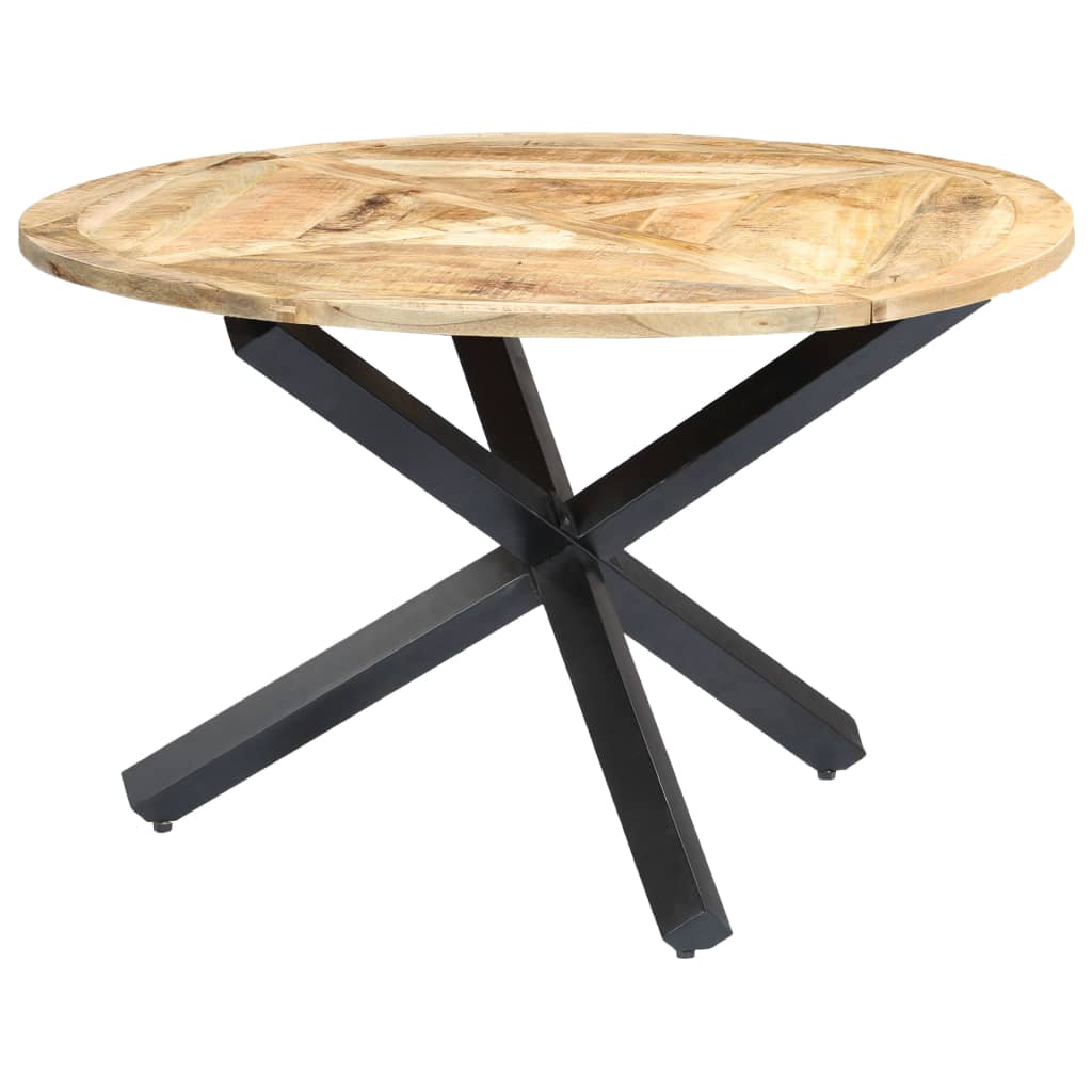 Kitchen table, 120 x 76 cm, solid mango wood, round