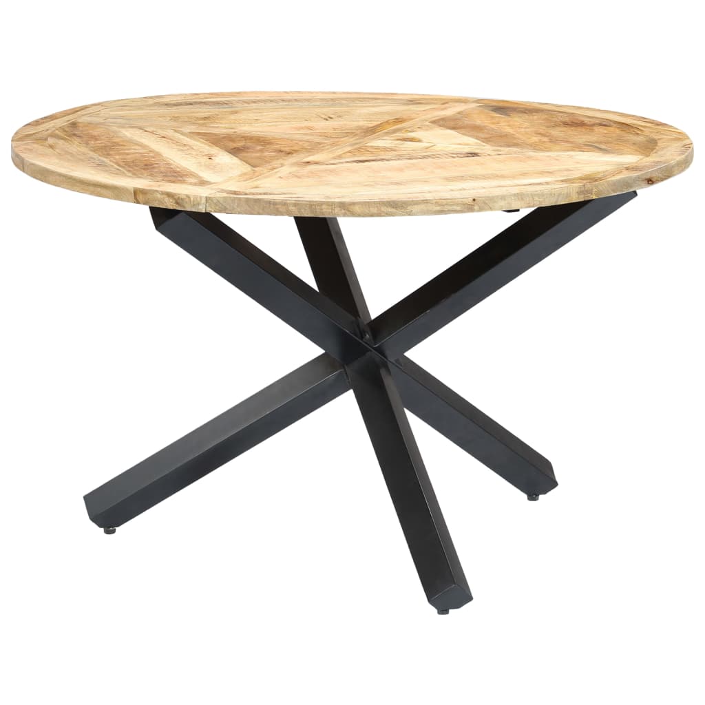 Kitchen table, 120 x 76 cm, solid mango wood, round