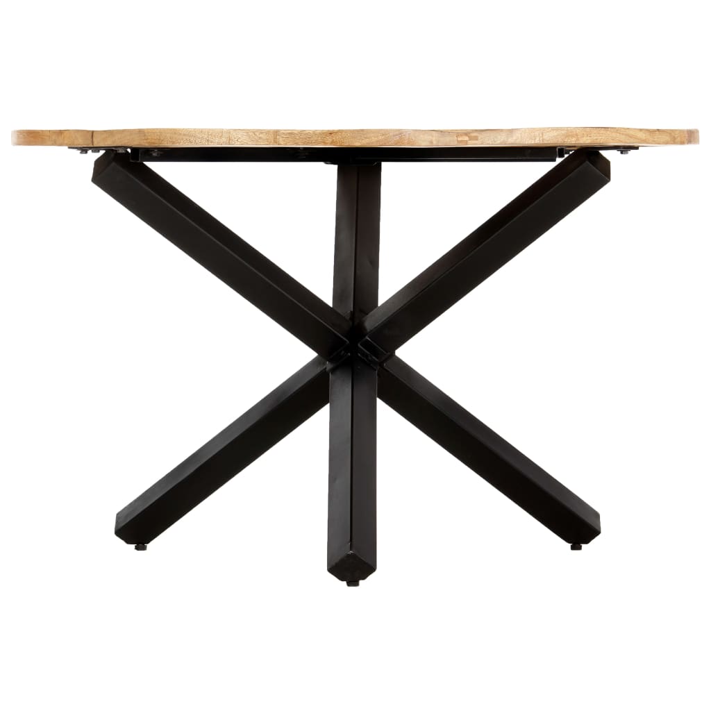 Kitchen table, 120 x 76 cm, solid mango wood, round