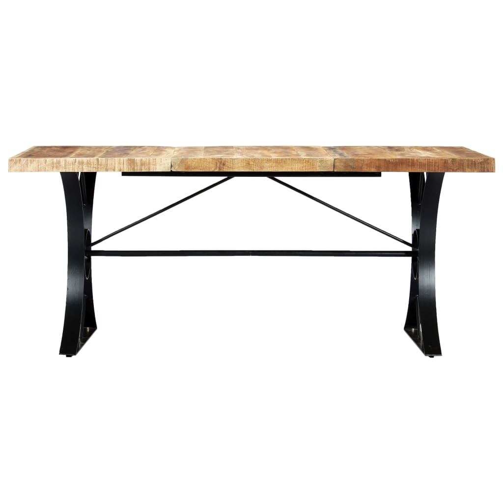 Kitchen table, 180 x 90 x 76 cm, solid mango wood