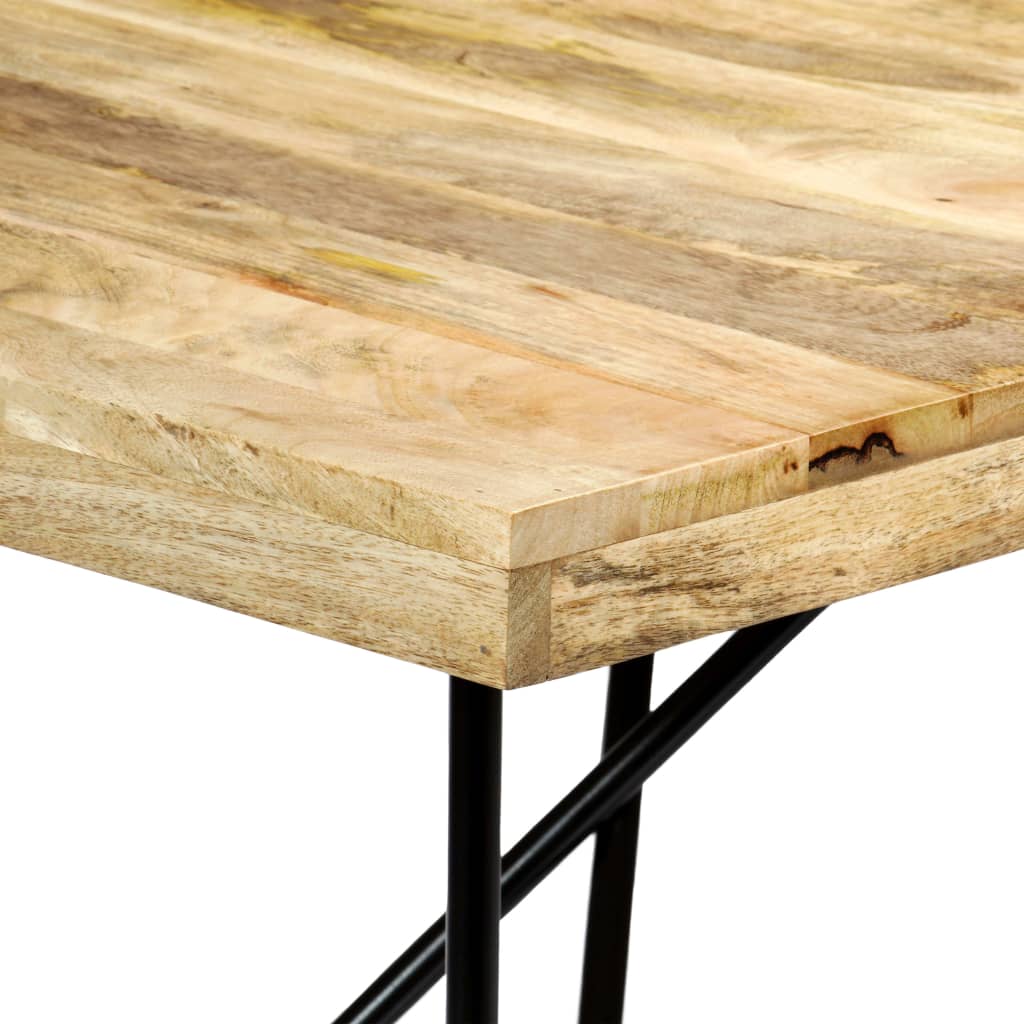 Kitchen table, 180 x 90 x 76 cm, solid mango wood