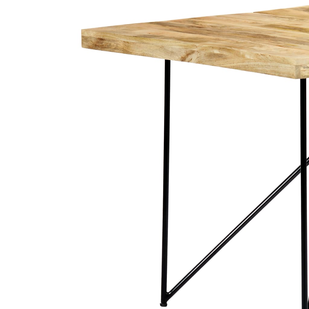 Kitchen table, 180 x 90 x 76 cm, solid mango wood